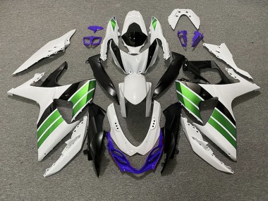 Online 2009-2016 Suzuki GSXR 1000 Fairings - Gloss White Green Black and Purple