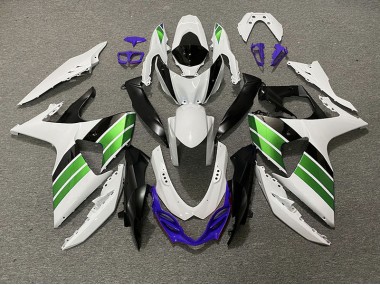 Online 2009-2016 Suzuki GSXR 1000 Fairings - Gloss White Green Black and Purple