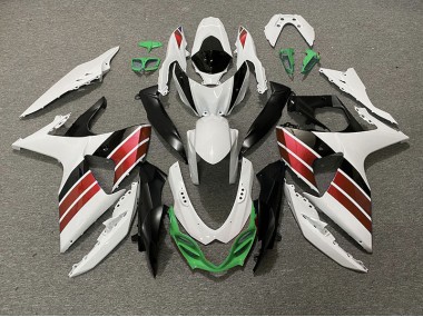 Online 2009-2016 Suzuki GSXR 1000 Fairings - Gloss White Red Black and Green