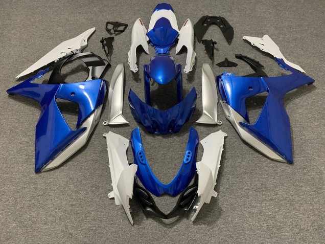 Online 2009-2016 Suzuki GSXR 1000 Fairings - Light Blue & White Online 2009-2016 Suzuki GSXR 1000 Fairings - Light Blue & White
