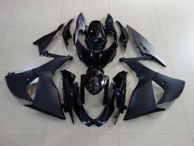 Online 2009-2016 Suzuki GSXR 1000 Fairings - Matte Black and Gloss Black