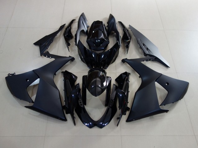 Online 2009-2016 Suzuki GSXR 1000 Fairings - Matte Black and Gloss Black