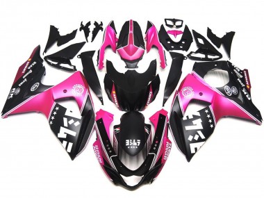 Online 2009-2016 Suzuki GSXR 1000 Fairings - Matte Pink Custom Logos