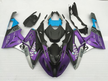 Online 2009-2018 BMW S1000RR Fairings - Matte Purple and Blue