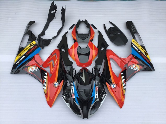Online 2009-2018 BMW S1000RR Fairings - Red Shark Gloss