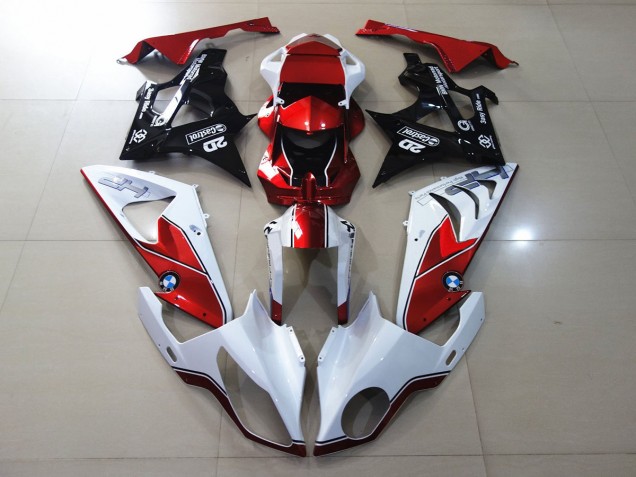 Online 2009-2018 BMW S1000RR Fairings - Vibrant Red and Black
