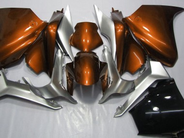 Online 2010-2013 Honda VFR1200 Fairings - Orange and Silver