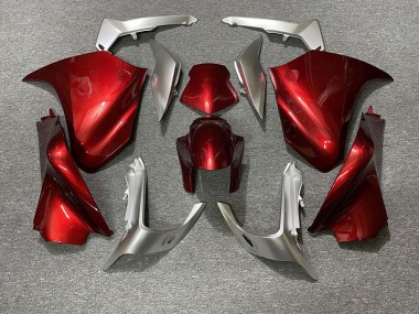 Online 2010-2013 Honda VFR1200 Fairings - Red and Silver