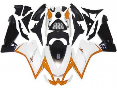 Online 2010-2015 Aprilia RSV4 1000 Fairings - Gloss White & Orange