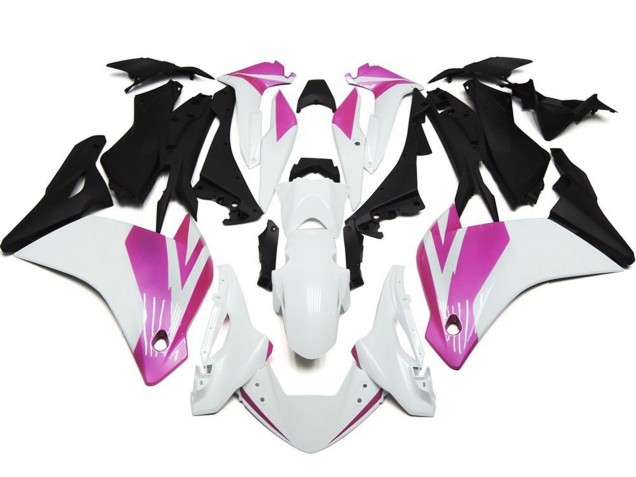 Online 2011-2013 Honda CBR250RR Fairings - Pink and White Gloss Online 2011-2013 Honda CBR250RR Fairings - Pink and White Gloss