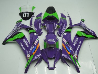 Online 2011-2015 Kawasaki ZX10R Fairings - OEM Style Purple