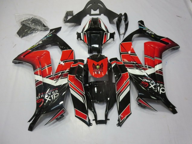 Online 2011-2015 Kawasaki ZX10R Fairings - Red Black Special Online 2011-2015 Kawasaki ZX10R Fairings - Red Black Special