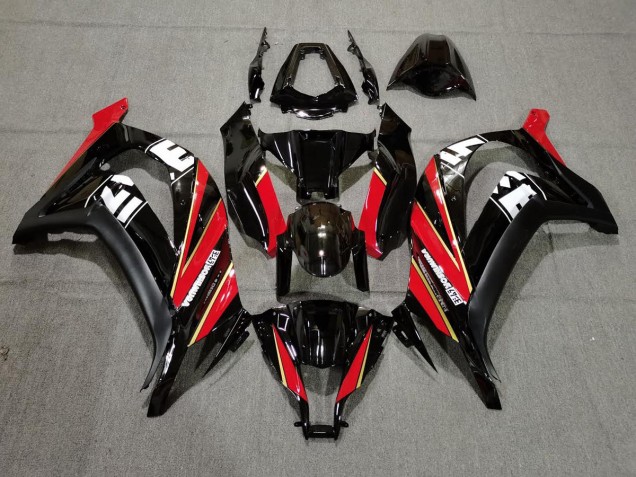 Online 2011-2015 Kawasaki ZX10R Fairings - Red Black Special White