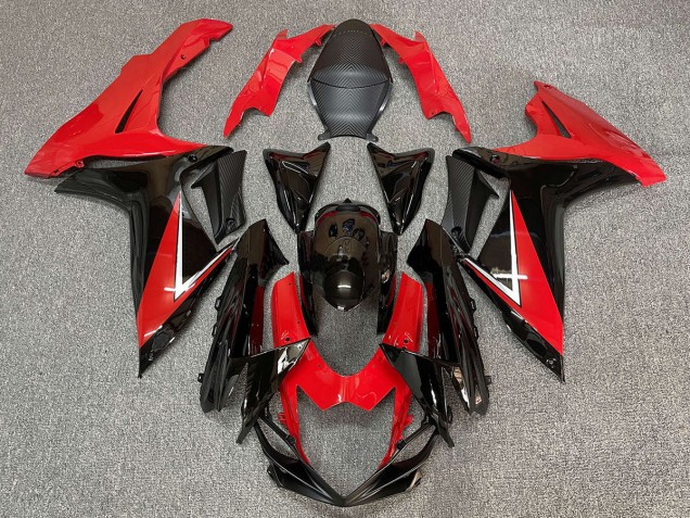 Online 2011-2020 Suzuki GSXR 600-750 Fairings - Deep Red and Gloss Black Online 2011-2020 Suzuki GSXR 600-750 Fairings - Deep Red and Gloss Black