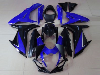 Online 2011-2020 Suzuki GSXR 600-750 Fairings - Gloss Blue and Black