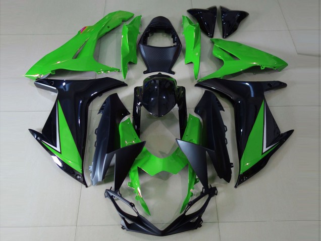 Online 2011-2020 Suzuki GSXR 600-750 Fairings - Gloss Green and Black Online 2011-2020 Suzuki GSXR 600-750 Fairings - Gloss Green and Black