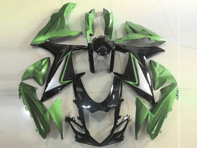 Online 2011-2020 Suzuki GSXR 600-750 Fairings - Gloss Green Edges