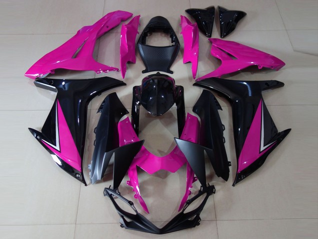 Online 2011-2020 Suzuki GSXR 600-750 Fairings - Gloss Pink and Black Online 2011-2020 Suzuki GSXR 600-750 Fairings - Gloss Pink and Black