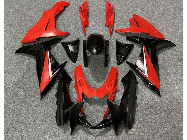 Online 2011-2020 Suzuki GSXR 600-750 Fairings - Gloss Red and Black Online 2011-2020 Suzuki GSXR 600-750 Fairings - Gloss Red and Black