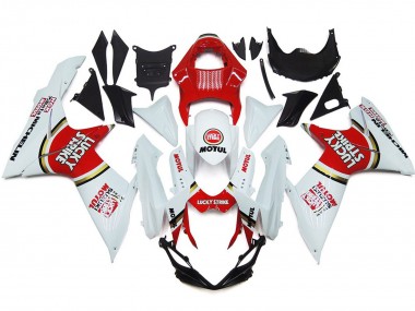 Online 2011-2020 Suzuki GSXR 600-750 Fairings - Lucky Strike with Gold Circle