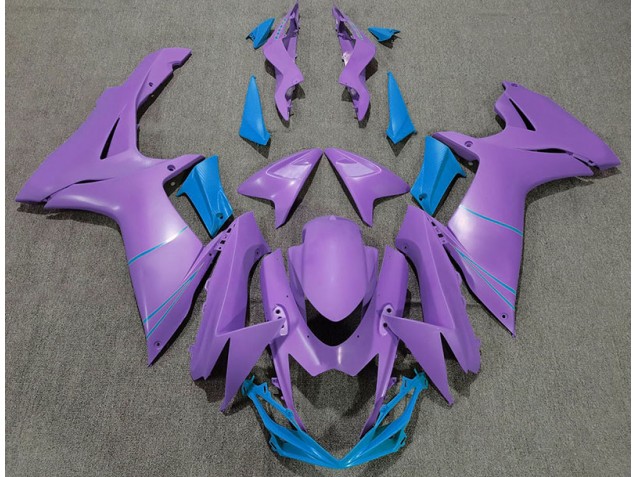 Online 2011-2020 Suzuki GSXR 600-750 Fairings - Matte Purple & Blue