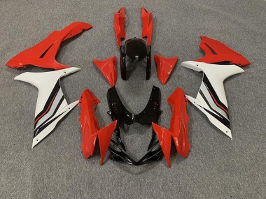 Online 2011-2020 Suzuki GSXR 600-750 Fairings - Red and Gloss White Style