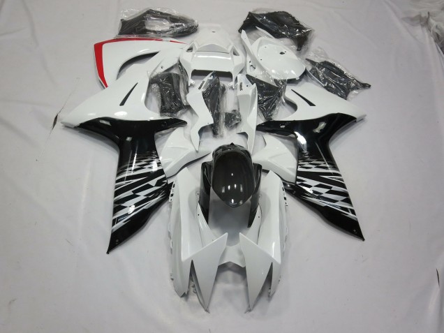 Online 2011-2020 Suzuki GSXR 600-750 Fairings - White and Black