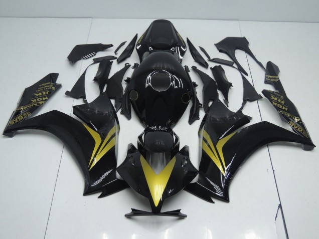 Online 2012-2016 Honda CBR1000RR Fairings - Black and Gold Online 2012-2016 Honda CBR1000RR Fairings - Black and Gold