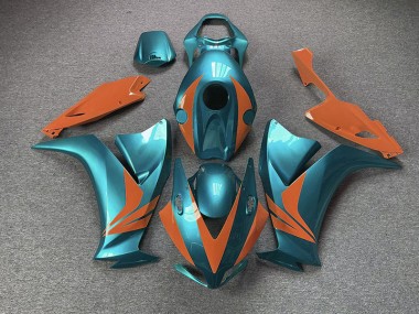 Online 2012-2016 Honda CBR1000RR Fairings - Gloss Cyan and Orange