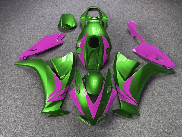 Online 2012-2016 Honda CBR1000RR Fairings - Gloss Green and Pink Online 2012-2016 Honda CBR1000RR Fairings - Gloss Green and Pink