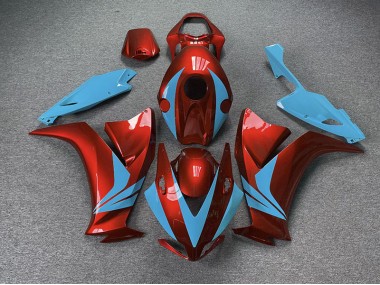 Online 2012-2016 Honda CBR1000RR Fairings - Gloss Red and Light Blue