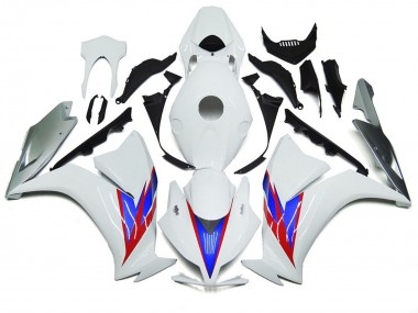 Online 2012-2016 Honda CBR1000RR Fairings - Gloss White and Silver