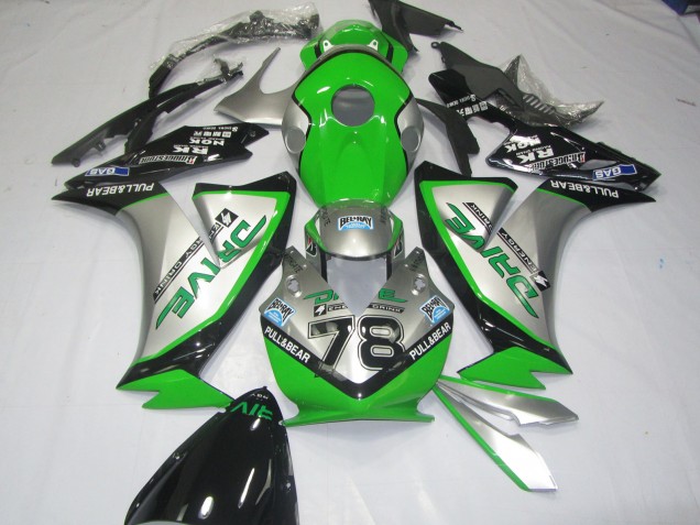 Online 2012-2016 Honda CBR1000RR Fairings - Green Silver