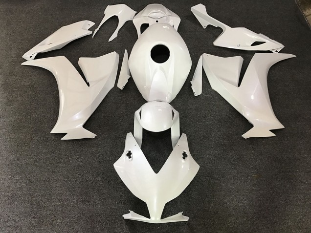 Online 2012-2016 Honda CBR1000RR Fairings - Pearl White & Logo Online 2012-2016 Honda CBR1000RR Fairings - Pearl White & Logo