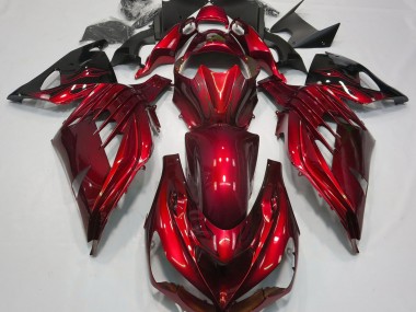 Online 2012-2019 Kawasaki ZX14R Fairings - Fire Red Gloss
