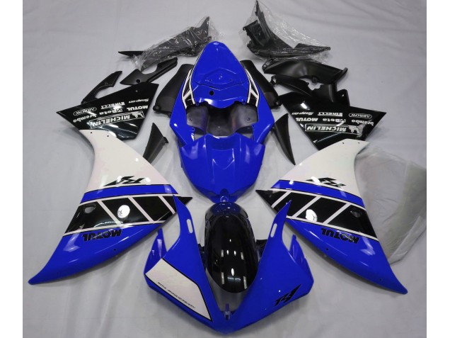 Online 2013-2014 Yamaha R1 Fairings - Gloss Blue White and Black Online 2013-2014 Yamaha R1 Fairings - Gloss Blue White and Black