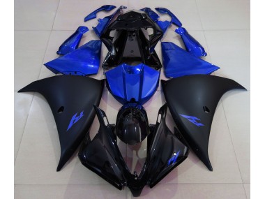Online 2013-2014 Yamaha R1 Fairings - Matte Black and Blue