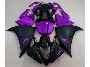 Online 2013-2014 Yamaha R1 Fairings - Matte Black and Purple