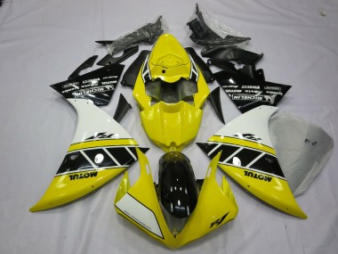 Online 2013-2014 Yamaha R1 Fairings - Yellow And White