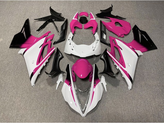 Online 2013-2016 Triumph Daytona 675 Fairings - Gloss White and Pink Online 2013-2016 Triumph Daytona 675 Fairings - Gloss White and Pink