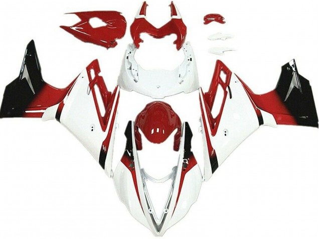 Online 2013-2016 Triumph Daytona 675 Fairings - White and Red Online 2013-2016 Triumph Daytona 675 Fairings - White and Red