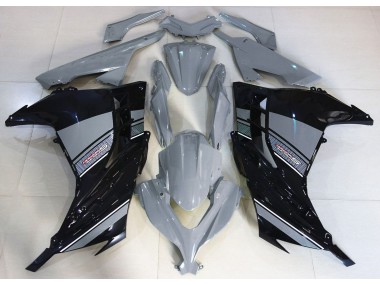 Online 2013-2018 Kawasaki Ninja 300 Fairings - Nardo Grey and Black