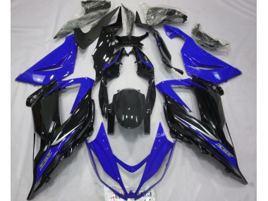 Online 2013-2018 Kawasaki ZX6R Fairings - Black and Blue