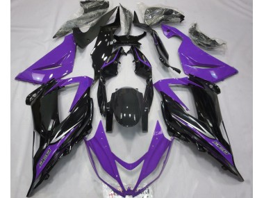 Online 2013-2018 Kawasaki ZX6R Fairings - Black and Purple