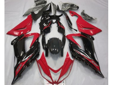 Online 2013-2018 Kawasaki ZX6R Fairings - Black and Red