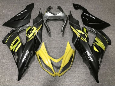 Online 2013-2018 Kawasaki ZX6R Fairings - Gloss Black & Yellow