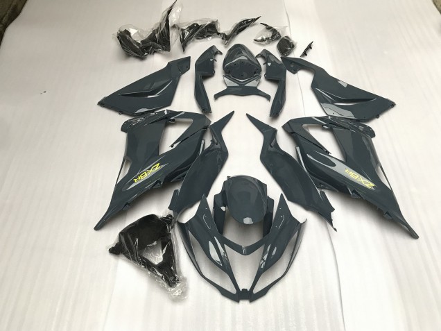 Online 2013-2018 Kawasaki ZX6R Fairings - Gloss Grey Online 2013-2018 Kawasaki ZX6R Fairings - Gloss Grey