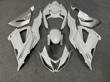 Online 2013-2018 Kawasaki ZX6R Fairings - Pearl White