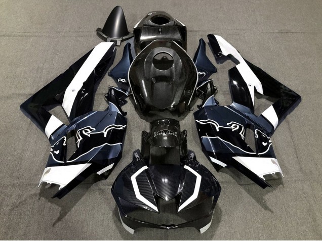Online 2013-2020 Honda CBR600RR Fairings - Custom Blue Carbon Bull Online 2013-2020 Honda CBR600RR Fairings - Custom Blue Carbon Bull