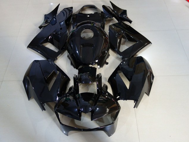 Online 2013-2020 Honda CBR600RR Fairings - Gloss Black Online 2013-2020 Honda CBR600RR Fairings - Gloss Black